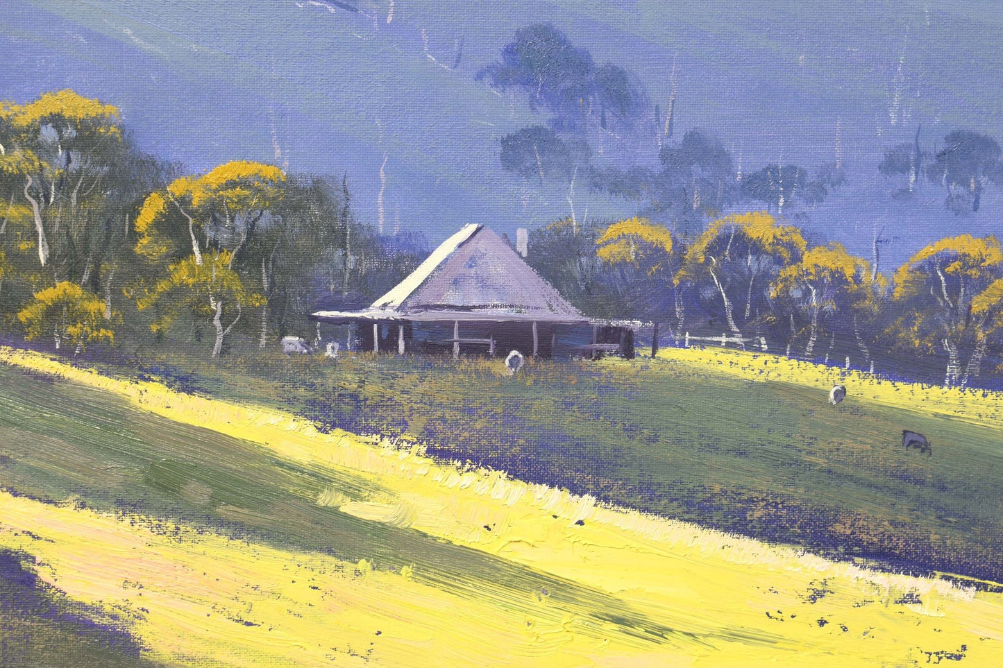 Original Australian landscape oil painting by Graham Gercken