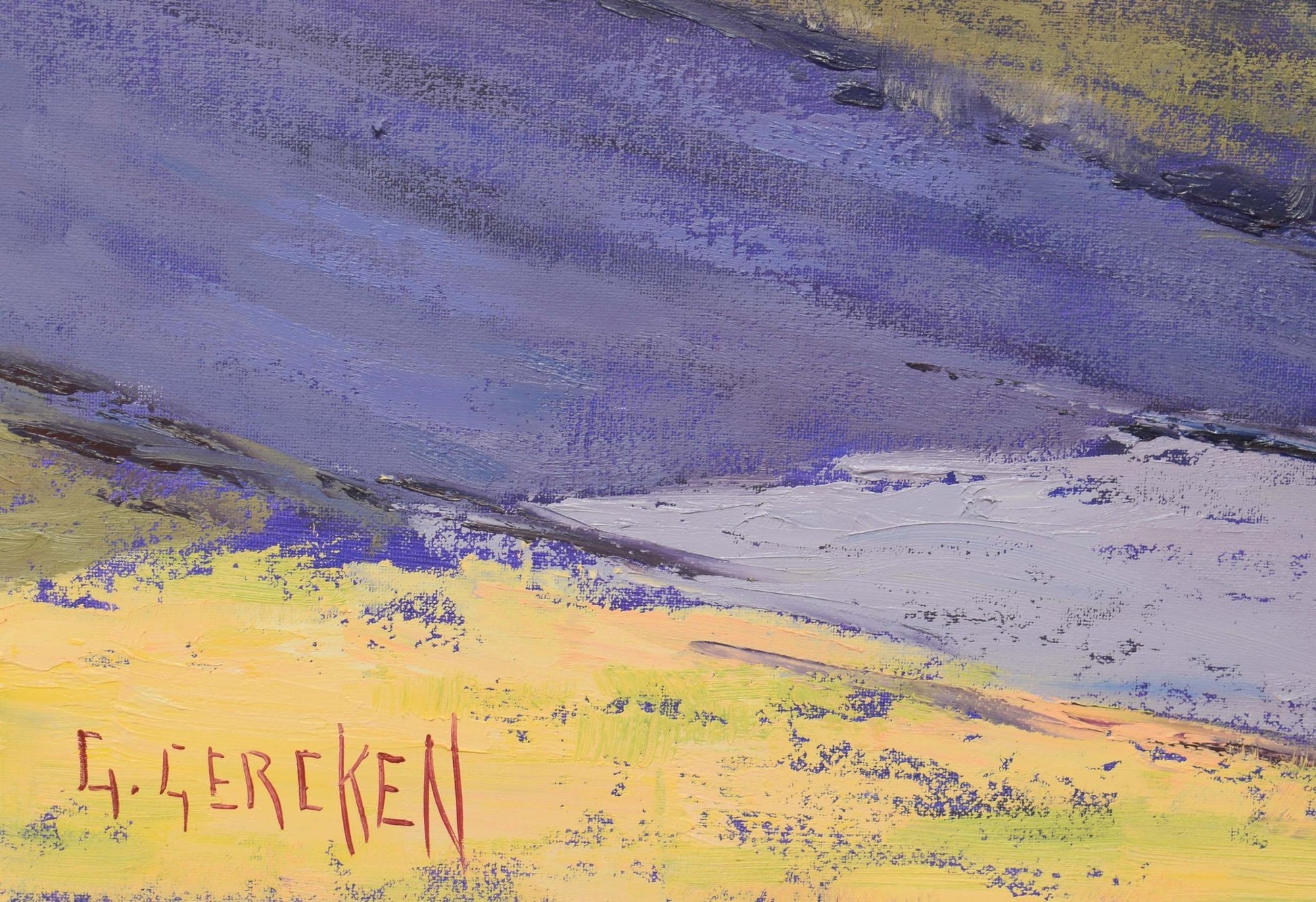 Original Australian landscape oil painting by Graham Gercken